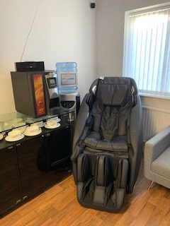 dental phobia relaxing waiting area