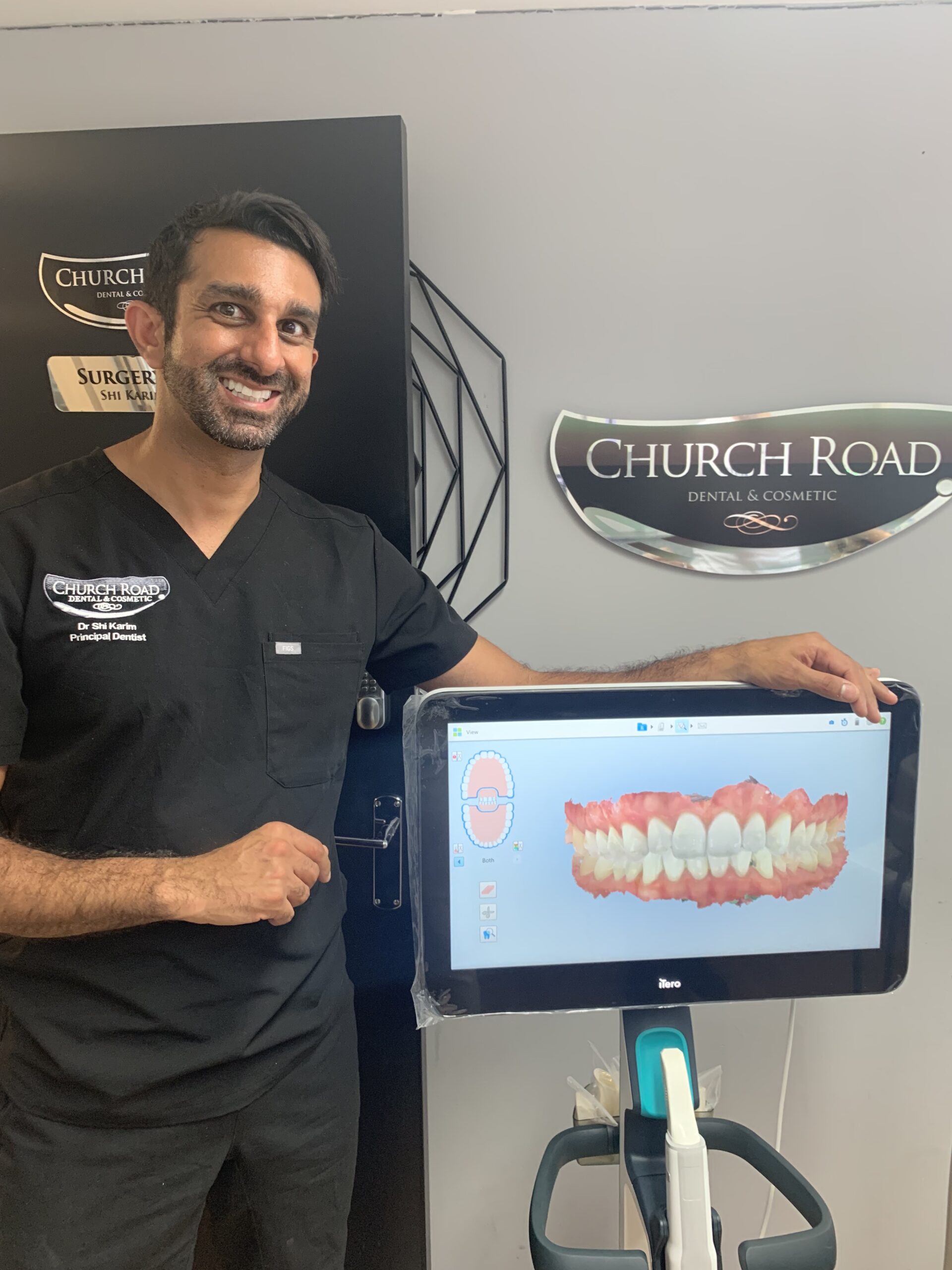 to show the 3D image of the teeth