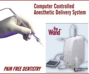 the dental wand helps patients with a fear of the dentist