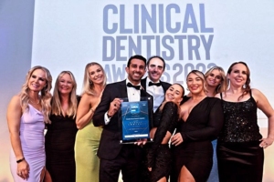 Award winning dentist at the Clinical Dentistry Awards