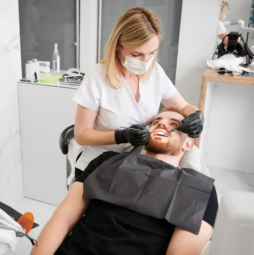 Teeth whiting process